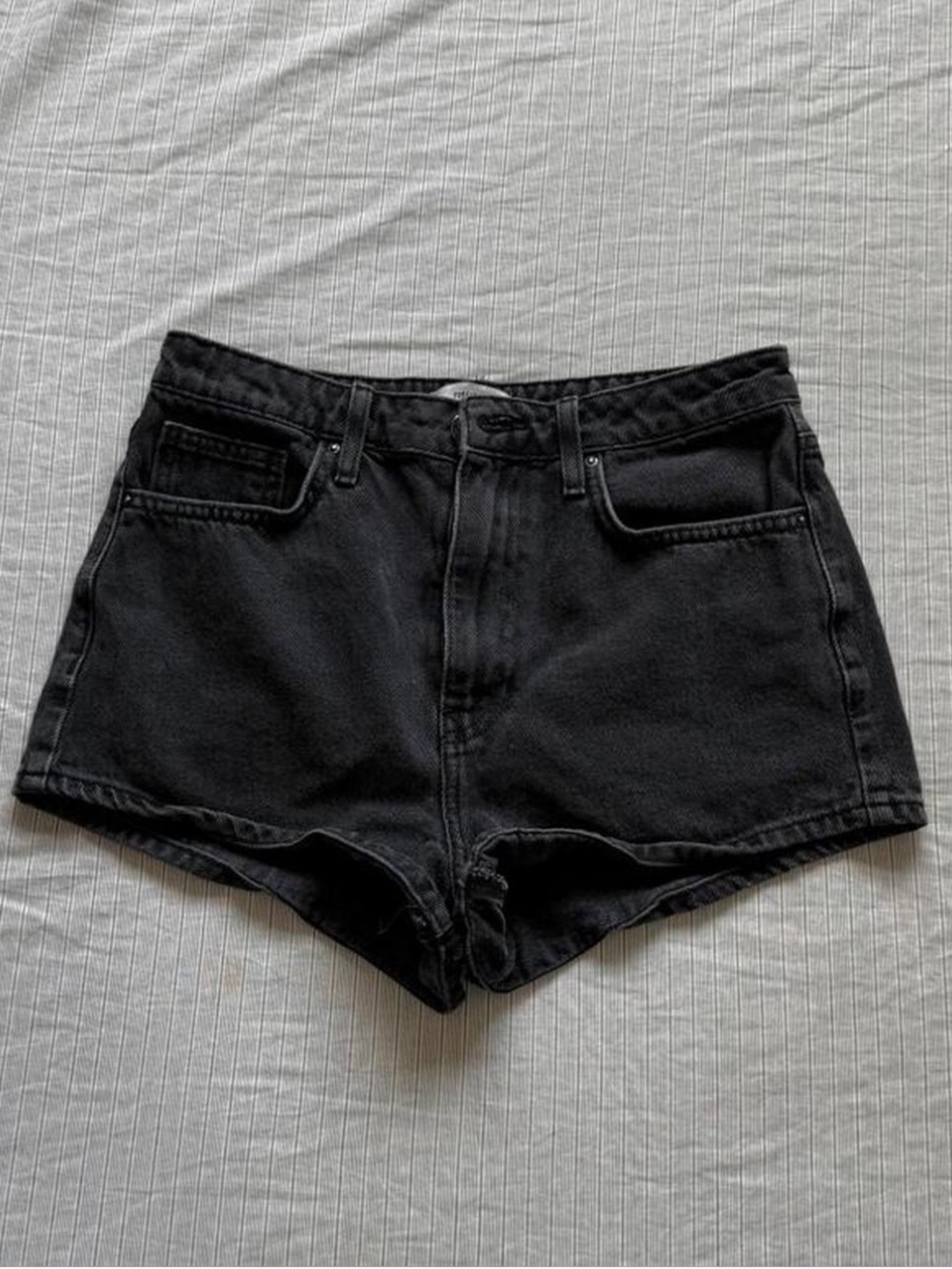 Forever 21 Black Denim Shorts